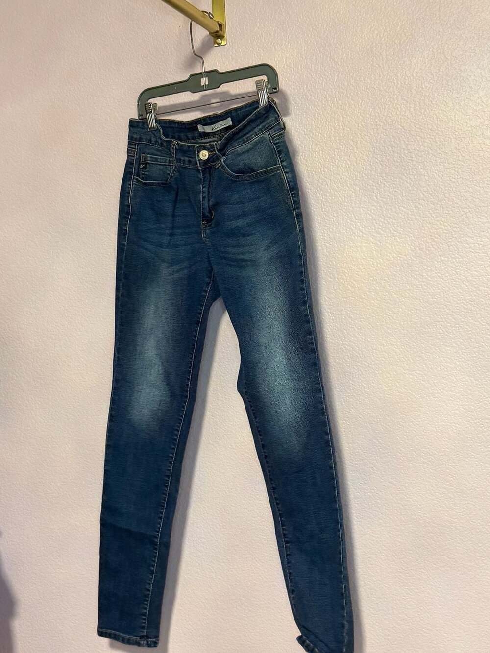KanCan Jeans KC11214M Size 7/27 Blue Stretch Denim Skinny Pants